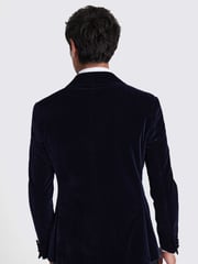 MOSS Blue Slim Fit Jacket - Image 4 of 6