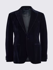 MOSS Blue Slim Fit Jacket - Image 5 of 6