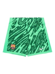 Nike Green Barcelona Home Goalkeeper Stadium Kit 2024-25 Little Kids - Image 4 of 5