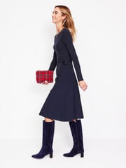 Boden Blue Petite Lola Knitted Midi Dress - Image 4 of 6