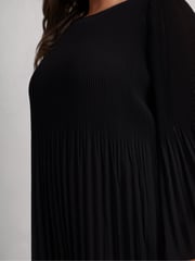 Live Unlimited Black Pleated Dress - Image 8 of 9
