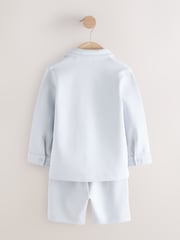 Mineral Blue Jersey Shirt and Shorts Set 3 Piece (3mths-7yrs) - Image 7 of 9