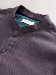 Lavender Purple Textured 100% Cotton Signature Kurta - Image 9 of 10