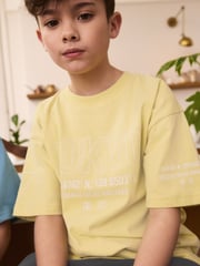 Black/ Grey/ Yellow 100% Cotton Short Pyjamas 3 Pack (6-16yrs) - Image 3 of 15
