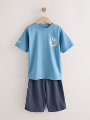 Black/ Grey/ Yellow 100% Cotton Short Pyjamas 3 Pack (6-16yrs) - Image 9 of 15