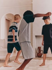 Black/Green Short Pyjamas 3 Pack (3-16yrs) - Image 5 of 7
