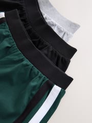 Black/Green Short Pyjamas 3 Pack (3-16yrs) - Image 7 of 7