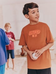 Blue/ Orange/ Red Graphic Short Pyjamas 3 Pack (5-16yrs) - Image 3 of 5