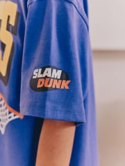 Black/Purple Basketball Short Pyjamas 2 Pack (3-16yrs) - Image 6 of 11