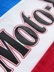 Red/Navy/White Moto Racing 100% Cotton Short Pyjamas 2 Pack (4-16yrs) - Image 6 of 7