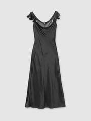 Paige Silk Satin Polka Dot Dress - Image 2 of 6