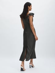 Paige Silk Satin Polka Dot Dress - Image 5 of 6
