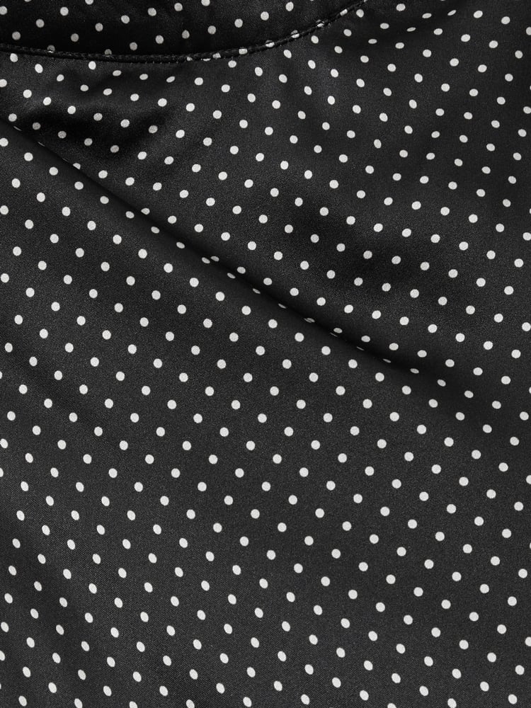 Paige Silk Satin Polka Dot Dress - Image 6 of 6