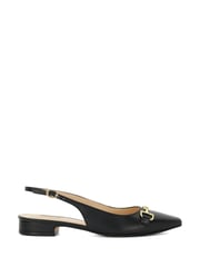 Dune London Black Hopewell Snaffle Slingback Shoes - Image 2 of 6