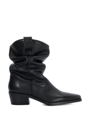 Dune London Black Prims Slouch Western Boots - Image 2 of 6