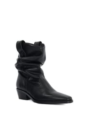 Dune London Black Prims Slouch Western Boots - Image 4 of 6