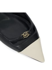 Dune London Black Capsule Branded Kitten Slingback Shoes - Image 6 of 6