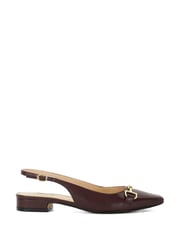 Dune London Black Chrome Hopewell Snaffle Slingback Shoes - Image 2 of 6