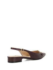 Dune London Black Chrome Hopewell Snaffle Slingback Shoes - Image 4 of 6