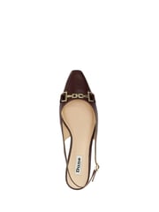 Dune London Black Chrome Hopewell Snaffle Slingback Shoes - Image 5 of 6