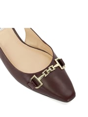 Dune London Black Chrome Hopewell Snaffle Slingback Shoes - Image 6 of 6