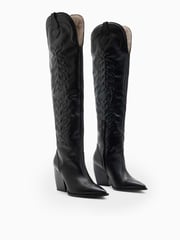 AllSaints Black Roxanne Boots - Image 4 of 7