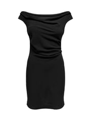 ONLY Black Off Shoulder Mini Dress - Image 1 of 2
