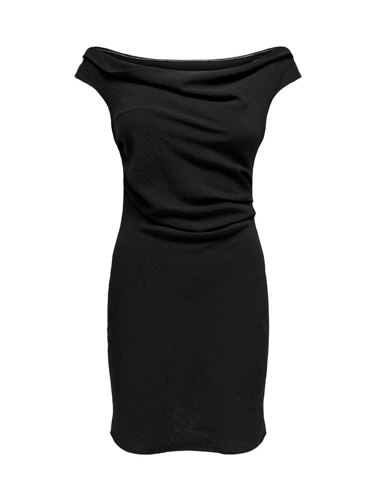 ONLY Black Off Shoulder Mini Dress - Image 1 of 2