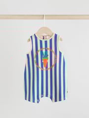 Multi Baby 100% Cotton Rompers 2 Pack - Image 5 of 10