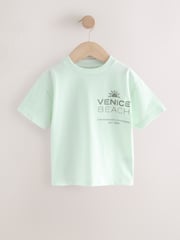 Multi Pastel Short Sleeve T-Shirts 5 Pack (3mths-7yrs) - Image 2 of 10