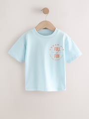 Multi Pastel Short Sleeve T-Shirts 5 Pack (3mths-7yrs) - Image 5 of 10