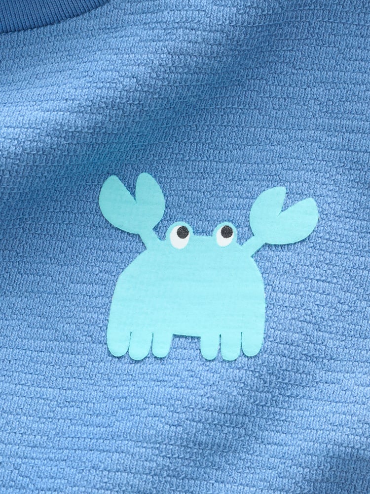 White/Blue Short Sleeve Textured T-Shirts 3 Pack (3mths-7yrs) - Image 7 of 7