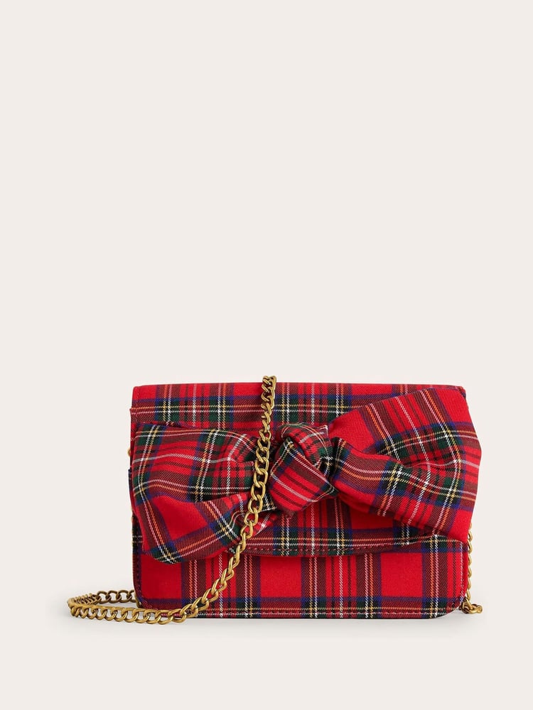 Boden Red Bow Evening Bag - Image 2 of 4