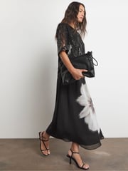 Joanna Hope Sequin Black Top - Image 4 of 4