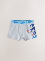 Blue Sonic Boxers 3 Pack (2-14yrs) - Image 4 of 7