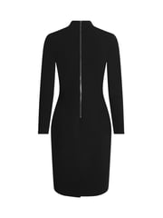 Calvin Klein Black Scuba Crepe Cut Out Dress - Image 2 of 3