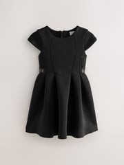 Baker by Ted Baker Black Embossed Scuba Dress - Image 1 of 6