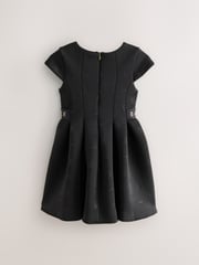 Baker by Ted Baker Black Embossed Scuba Dress - Image 2 of 6