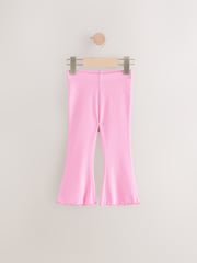 Rainbow Ribbed Flare Leggings 3 Pack (3mths-7yrs) - Image 2 of 6