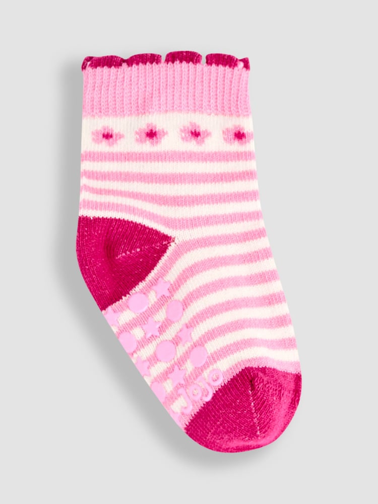 JoJo Maman Bébé Red 5-Pack Socks - Image 2 of 6