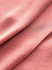 Rose Gold Short Sleeve Crinkle Satin Asymmetric Top - Image 6 of 7