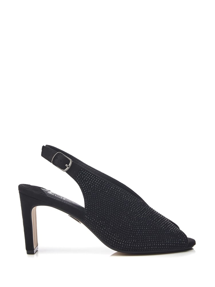 Moda In Pelle Christiie Sling Back Peep Toe Heels - Image 1 of 4