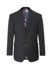Skopes Green Casey Suit Tailored Jacket Windowpane Check - Image 4 of 5