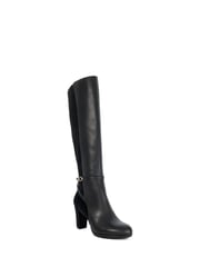 Dune London Black Tariah Block Platform Knee High Boots - Image 3 of 6