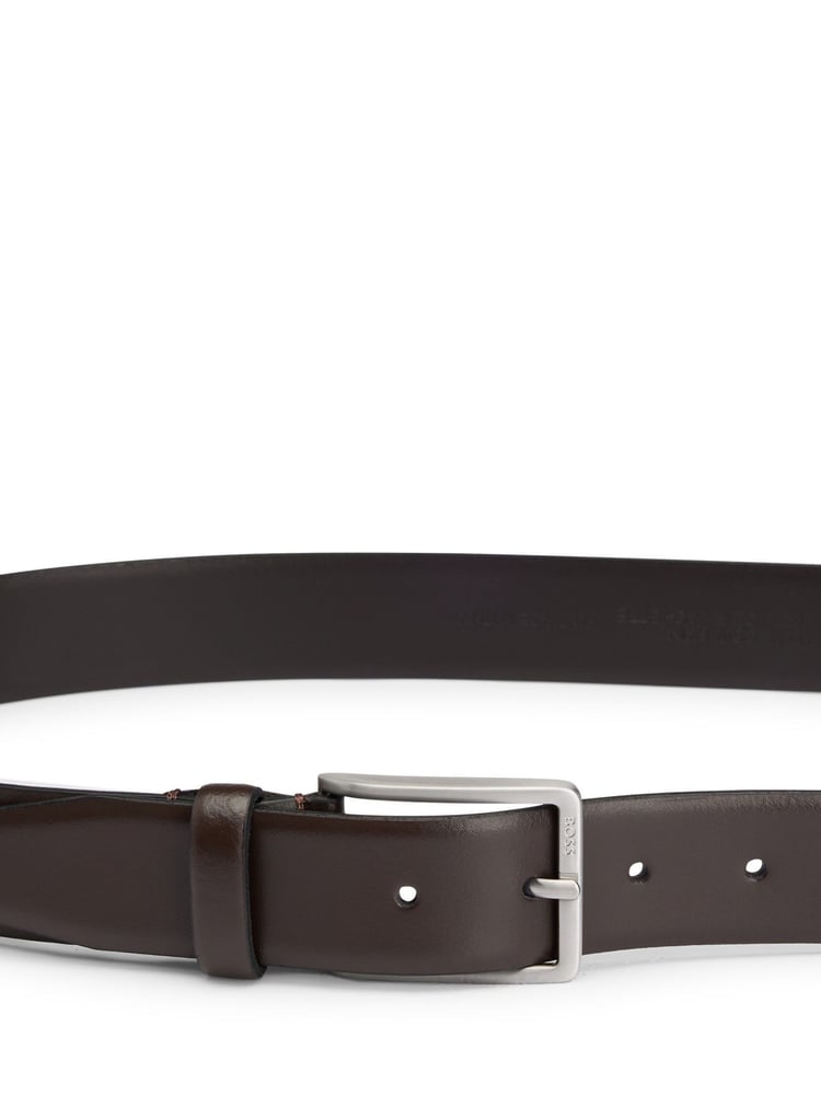 BOSS Dark Brown Erman Leather Belt - Image 5 of 5