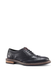 Skopes Black Cognac Chunky Brogue Shoes - Image 2 of 5