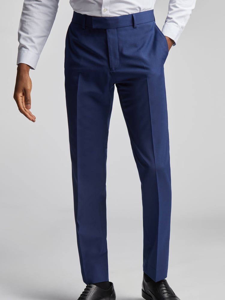 Antique Rogue Blue Bright Tailored Trousers - Image 1 of 2