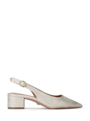Carvela Gold Honour Sling Shoes - Image 2 of 5