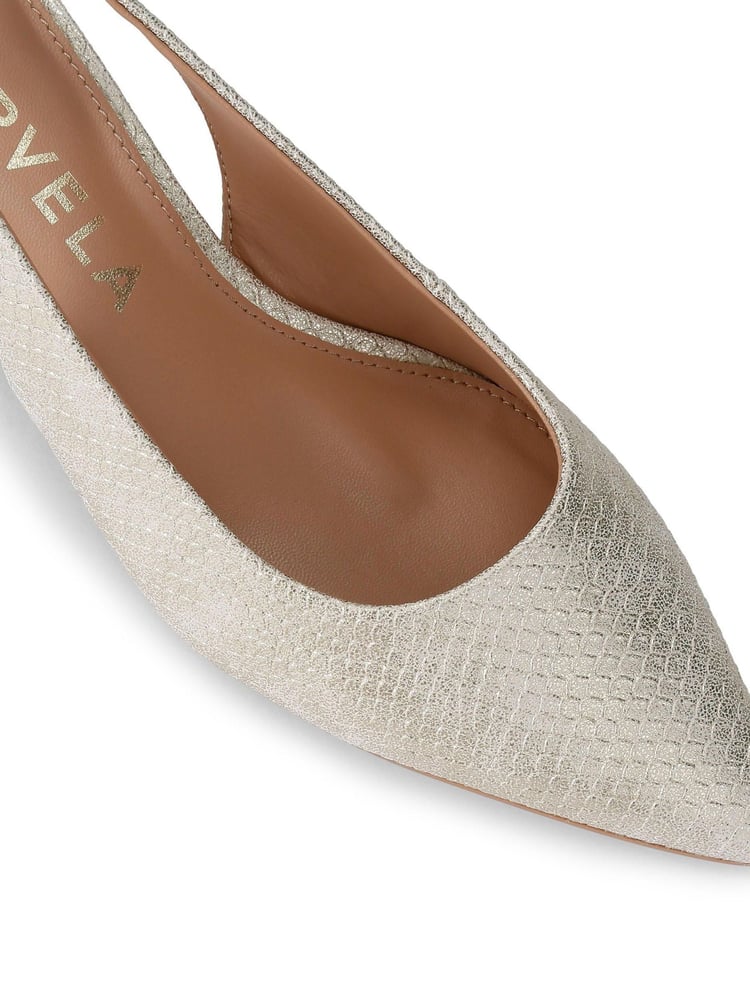 Carvela Gold Honour Sling Shoes - Image 5 of 5