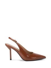 Carvela Passion Sling Court Brown Shoes - Image 2 of 5